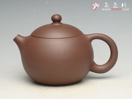 紫砂壶图片：倒把西施  320CC - 宜兴紫砂壶网