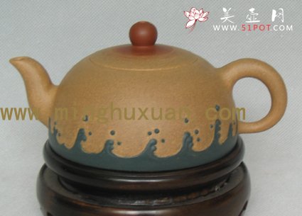 紫砂壶图片：旭日东升壶 - 宜兴紫砂壶网