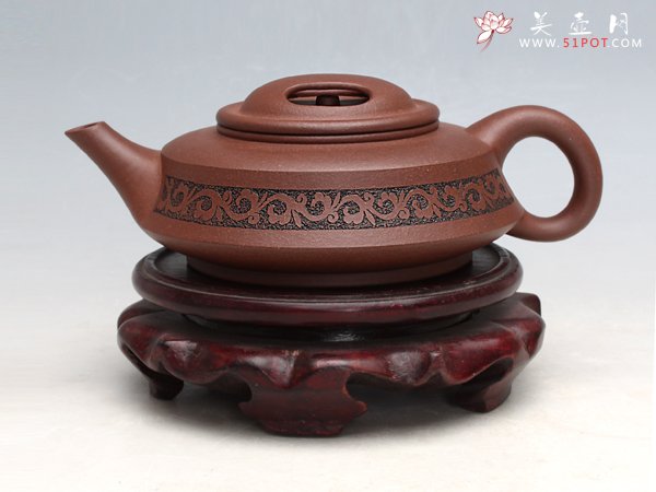紫砂壶图片：牛盖壶 - 宜兴紫砂壶网