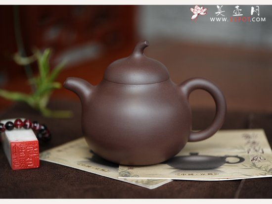 紫砂壶图片：小茄段 - 宜兴紫砂壶网