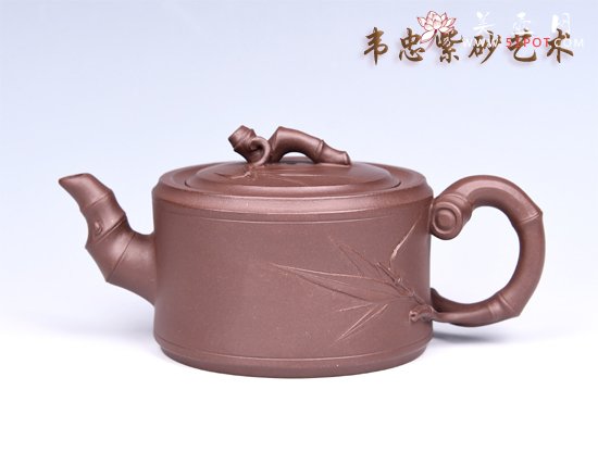 紫砂壶图片：竹报平安 - 宜兴紫砂壶网