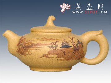 紫砂壶图片：葫芦 - 宜兴紫砂壶网