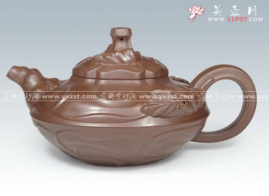 紫砂壶图片：大卷葵 - 宜兴紫砂壶网