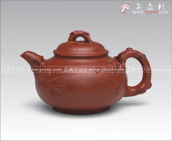 紫砂壶图片：松竹梅2 - 宜兴紫砂壶网