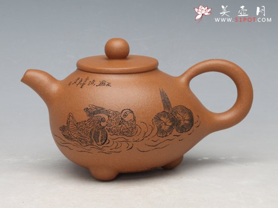 紫砂壶图片：梦石瓢 - 宜兴紫砂壶网