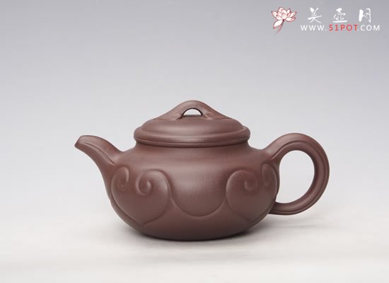 紫砂壶图片：仿古如意 - 宜兴紫砂壶网
