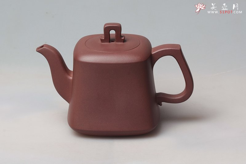 紫砂壶图片：四方玉钟 - 宜兴紫砂壶网