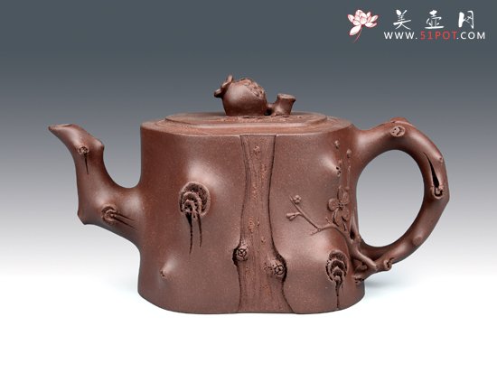 紫砂壶图片：榴桩 - 宜兴紫砂壶网