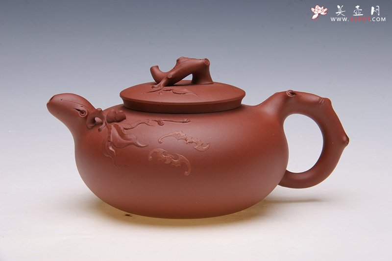 紫砂壶图片：福寿延年 - 宜兴紫砂壶网