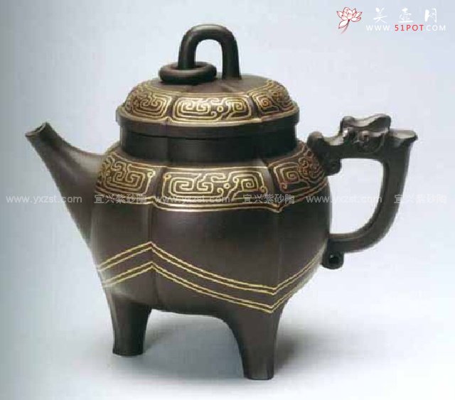 紫砂壶图片：宝鬲壶 - 宜兴紫砂壶网