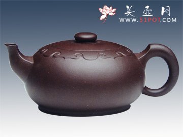 紫砂壶图片：行云如意 - 宜兴紫砂壶网