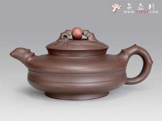 紫砂壶图片：鸿运竹 - 宜兴紫砂壶网