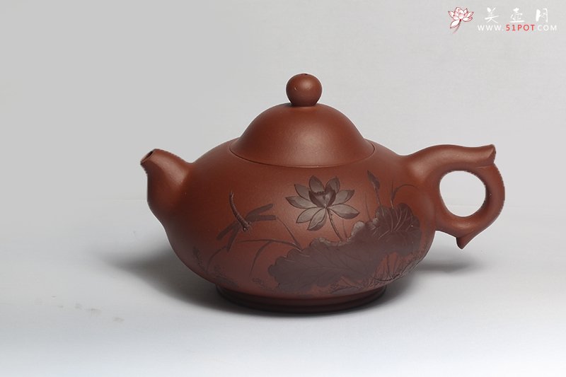 紫砂壶图片：荷花乳香 - 宜兴紫砂壶网