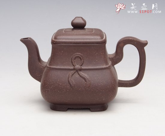 紫砂壶图片：花结复方 - 宜兴紫砂壶网