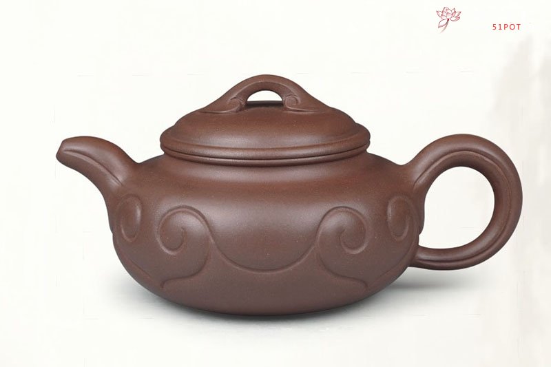 紫砂壶图片：仿古如意 - 宜兴紫砂壶网