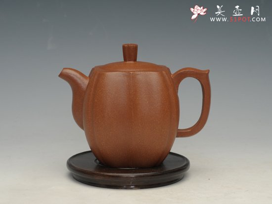 紫砂壶图片：花菱  黄龙山降坡泥 - 宜兴紫砂壶网