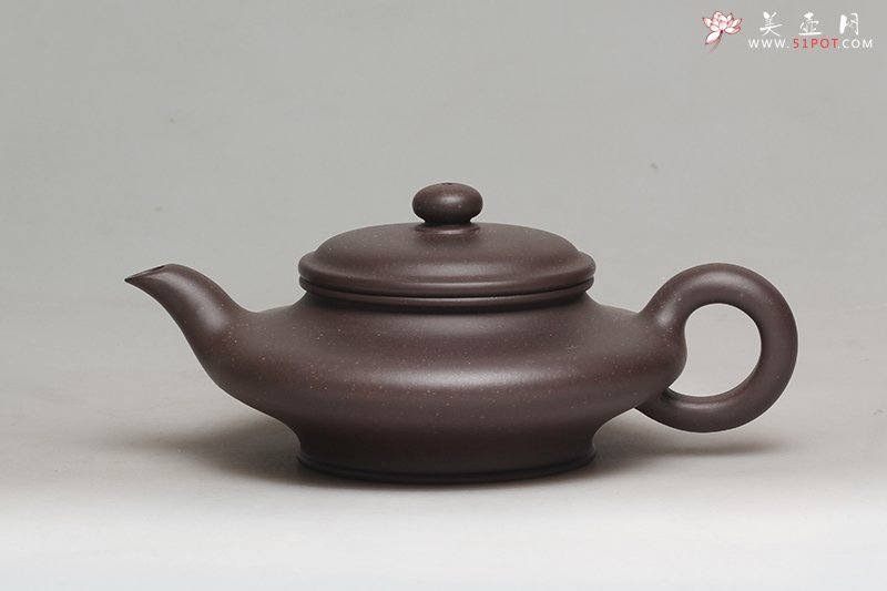 紫砂壶图片：虚扁 - 宜兴紫砂壶网