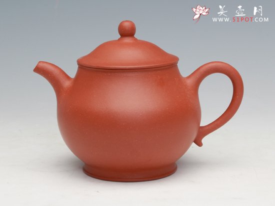 紫砂壶图片：朱泥潘壶 - 宜兴紫砂壶网
