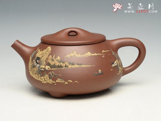 紫砂壶图片：大石瓢 - 宜兴紫砂壶网