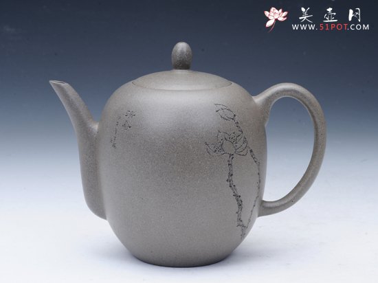 紫砂壶图片：美人肩 360CC - 宜兴紫砂壶网