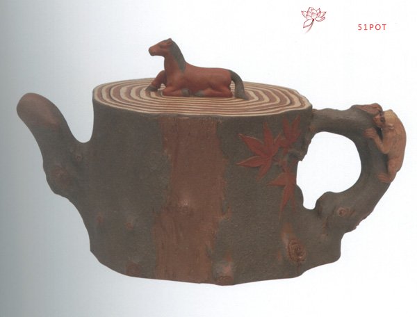 紫砂壶图片：马上封侯 - 宜兴紫砂壶网
