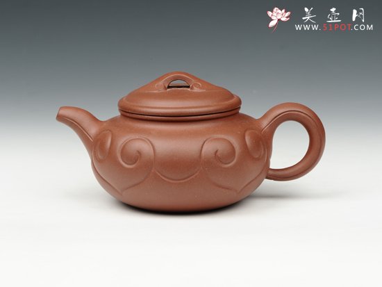 紫砂壶图片：仿古如意 - 宜兴紫砂壶网