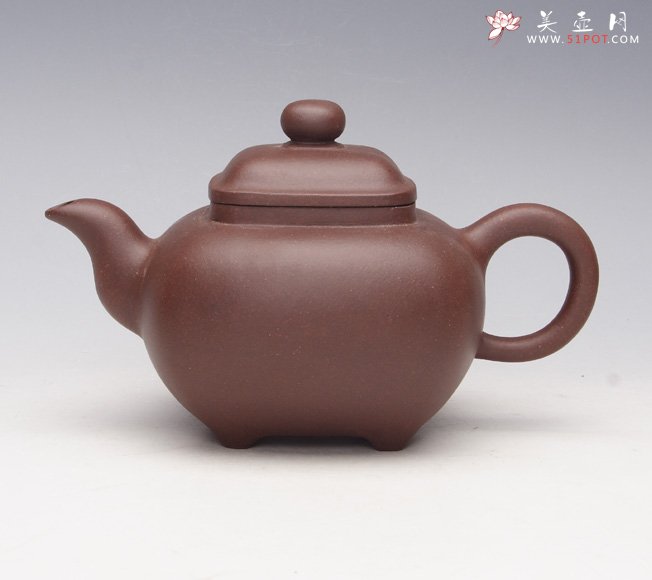 紫砂壶图片：四方传炉 - 宜兴紫砂壶网