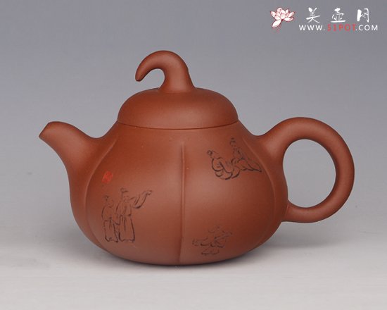 紫砂壶图片：金瓜壶 - 宜兴紫砂壶网