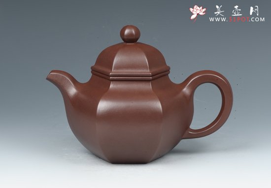 紫砂壶图片：六方掇球 - 宜兴紫砂壶网