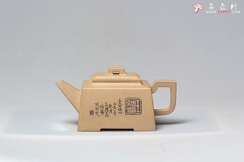 紫砂壶图片：四方桥鼎 - 宜兴紫砂壶网