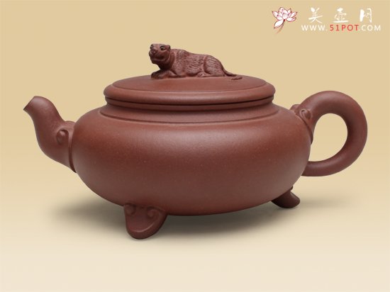 紫砂壶图片：虎虎生威 - 宜兴紫砂壶网