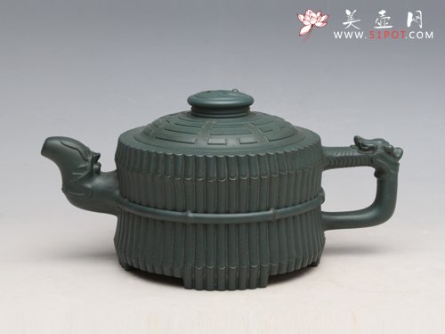 紫砂壶图片：龙头一捆竹 - 宜兴紫砂壶网