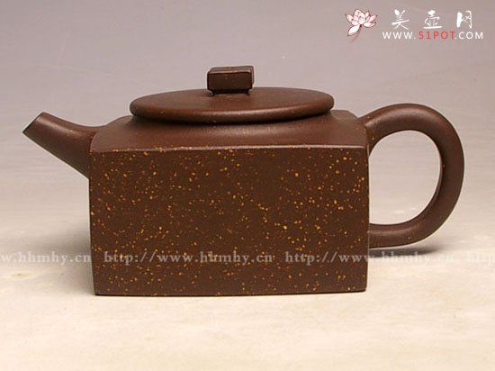紫砂壶图片：全手工《四方叠韵》 - 宜兴紫砂壶网