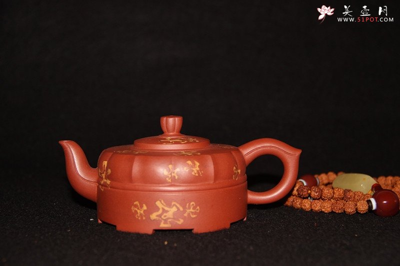 紫砂壶图片：七宝僧帽 - 宜兴紫砂壶网