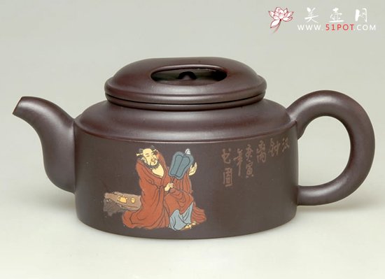 紫砂壶图片：八仙过海之汉钟离 - 宜兴紫砂壶网