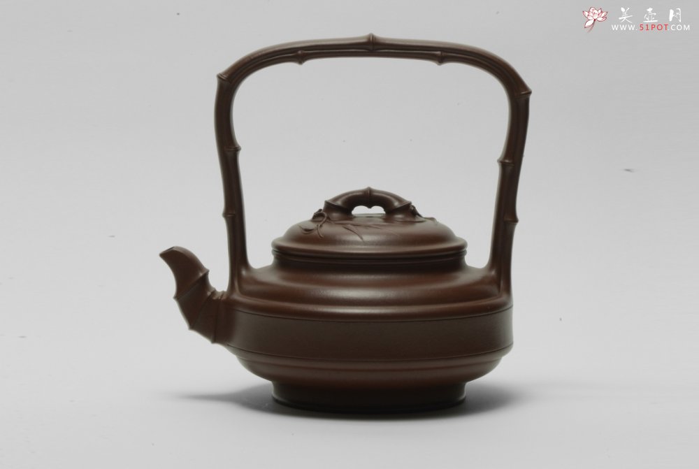 紫砂壶图片：清风提梁 - 宜兴紫砂壶网