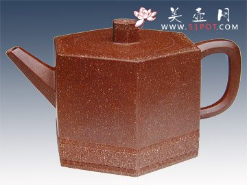 紫砂壶图片：六方云琮 - 宜兴紫砂壶网