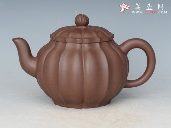 紫砂壶图片：菱花宫灯 - 宜兴紫砂壶网