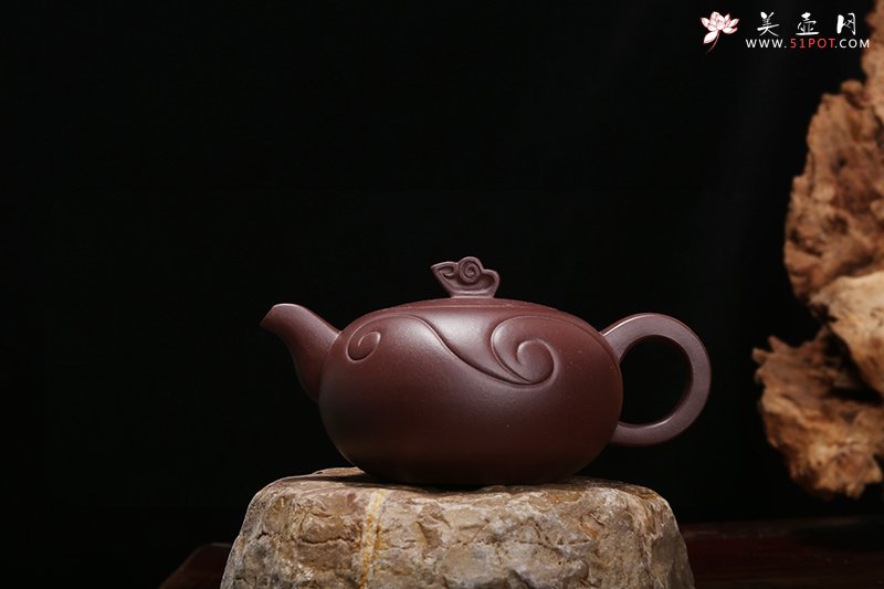 紫砂壶图片：流云溢彩 - 宜兴紫砂壶网