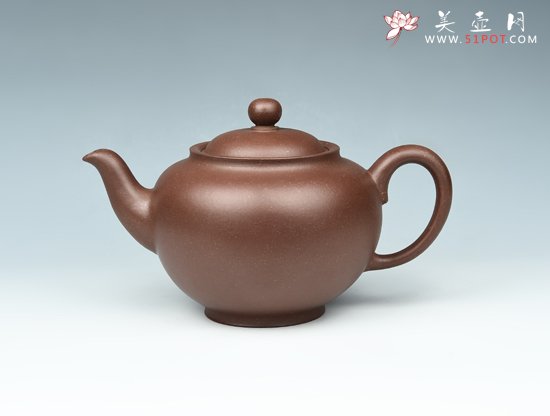 紫砂壶图片：点犀（内饰布纹） - 宜兴紫砂壶网