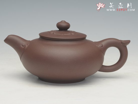 紫砂壶图片：事事如意壶 - 宜兴紫砂壶网