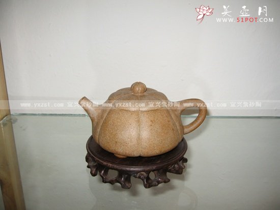 紫砂壶图片：四季石瓢 - 宜兴紫砂壶网