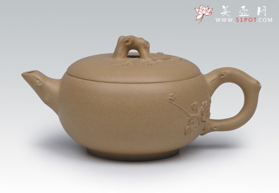 紫砂壶图片：碗梅 - 宜兴紫砂壶网