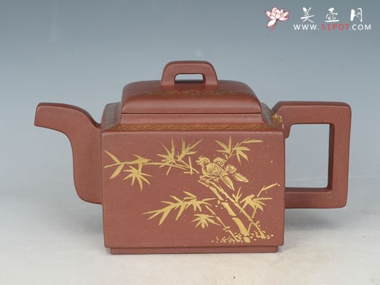 紫砂壶图片：亚明四方 - 宜兴紫砂壶网