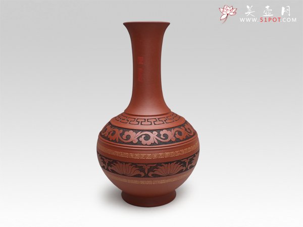 紫砂壶图片：花瓶 - 宜兴紫砂壶网