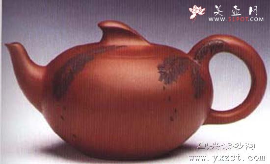 紫砂壶图片：和风壶 - 宜兴紫砂壶网