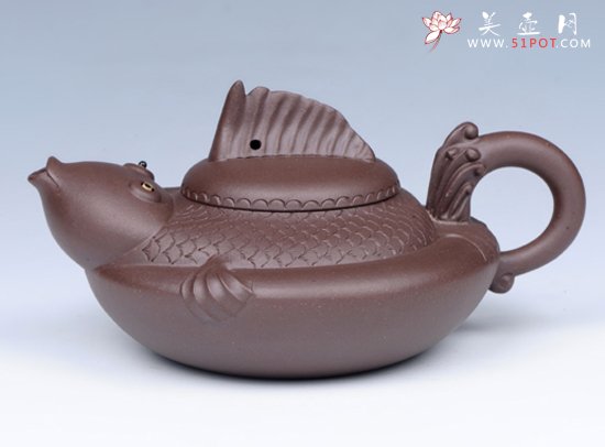 紫砂壶图片：连年有余 - 宜兴紫砂壶网