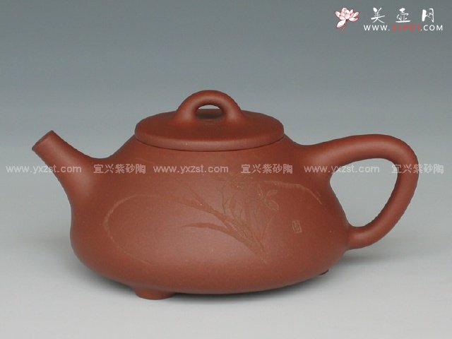 紫砂壶图片：子冶石瓢 - 宜兴紫砂壶网