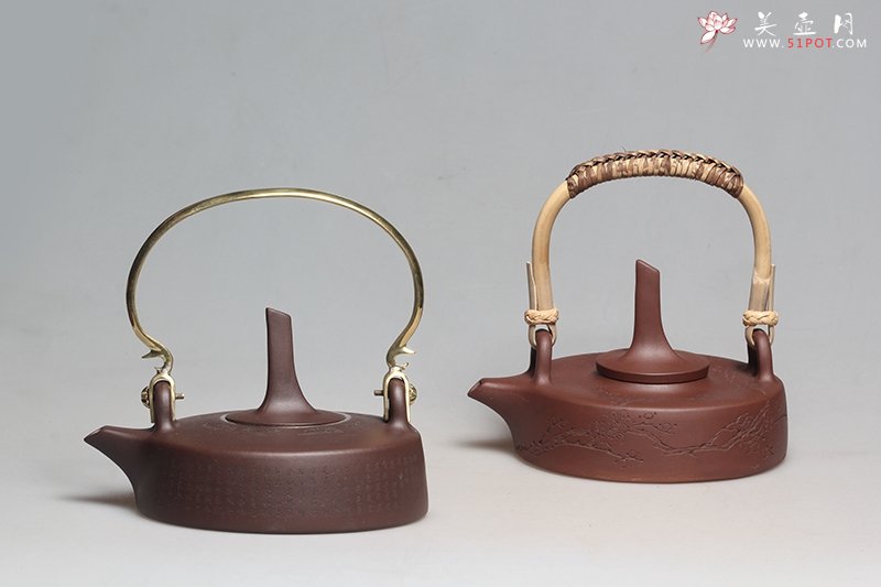 紫砂壶图片：云泉提梁 - 宜兴紫砂壶网