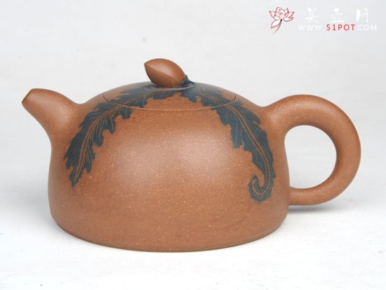 紫砂壶图片：开心果  320C... - 宜兴紫砂壶网